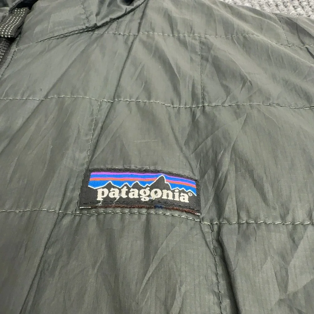 Patagonia Nano Puff Jacket Kids‎ L 12 Black Polyester Quilted Full Zip Gorpcore